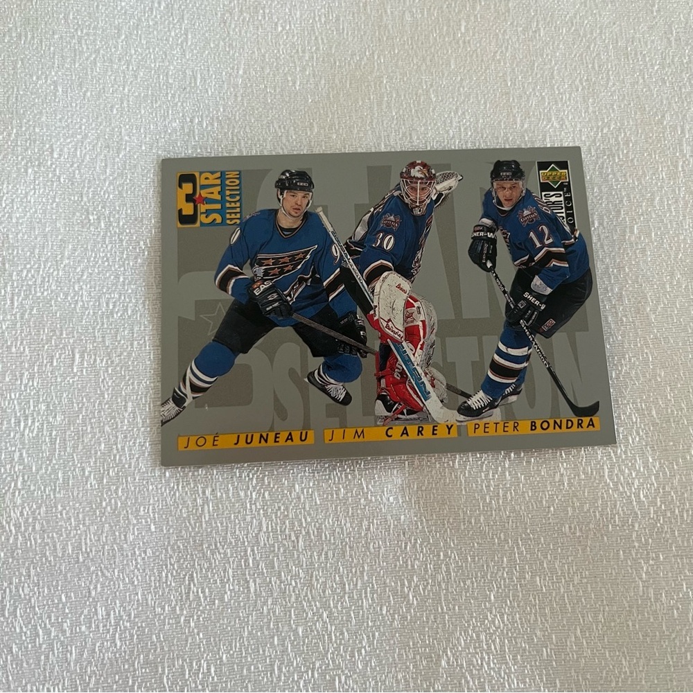 334 Jim Carey Hockey Trading Card
